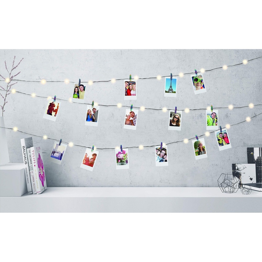 Merkury Innovations Firefly LED Mini Clip String Lights 10ft 25 Lights Battery